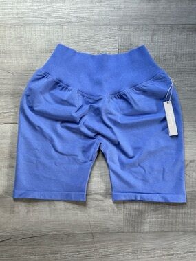 New NWT Buff Bunny Vida Seamless Shorts In Blue Size XL